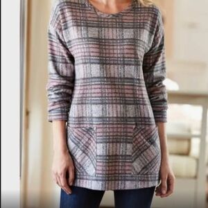 Soft Surroundings Justine Tunic Top Size Medium